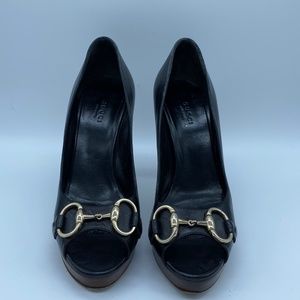 AUTHENTIC GUCCI OPEN TOE PUMP